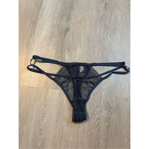 Victorias Secret Floral String Thong Size Large NWT - Picture 4 of 4